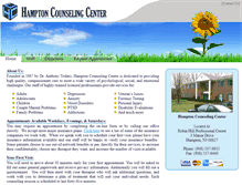 Tablet Screenshot of hamptoncounselingcenter.com